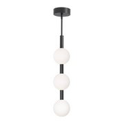 AFX BRQP32LAJUD Baroque 3-lt 6" LED Pendant - Black