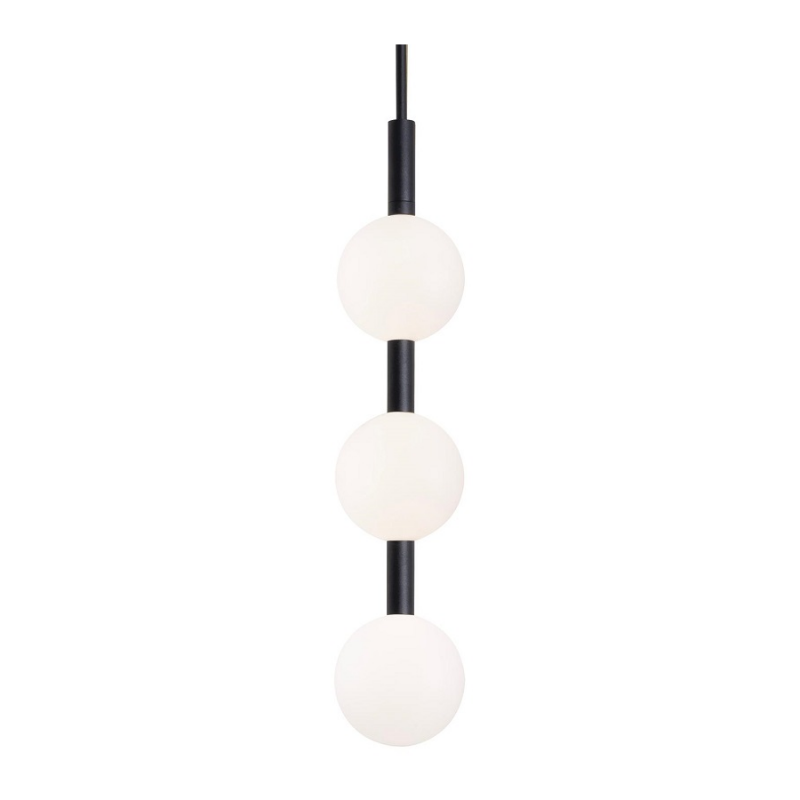 AFX BRQP32LAJUD Baroque 3-lt 6" LED Pendant - Black
