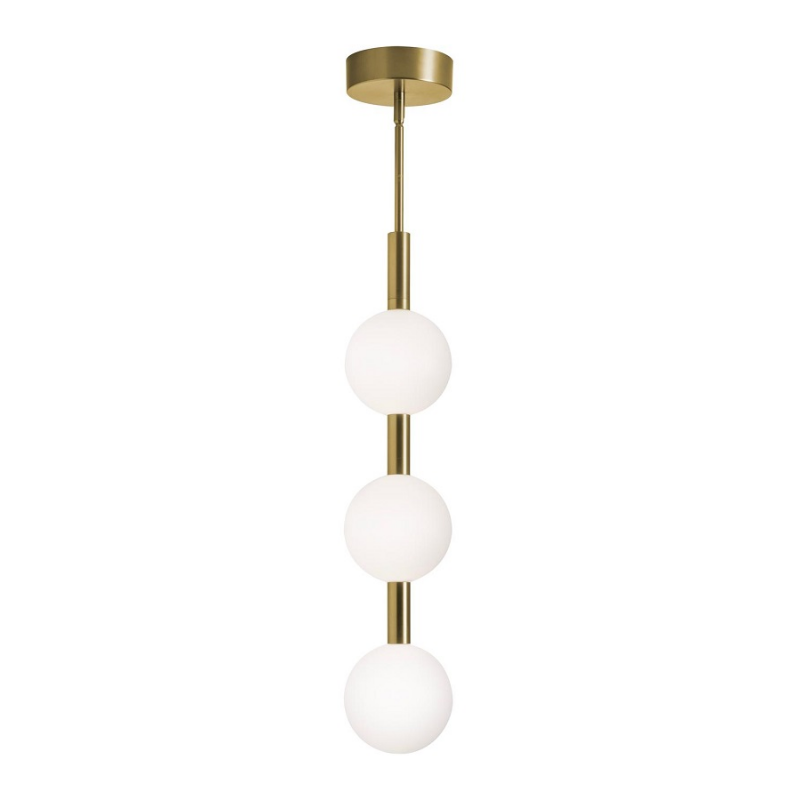 AFX BRQP32LAJUD Baroque 3-lt 6" LED Pendant - Light Antique Brass