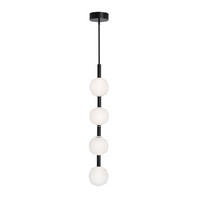 AFX BRQP42LAJUD Baroque 4-lt 6" LED Pendant - Black