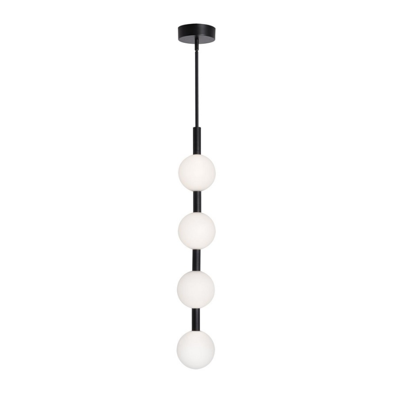 AFX BRQP42LAJUD Baroque 4-lt 6" LED Pendant - Black