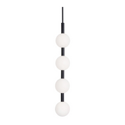 AFX BRQP42LAJUD Baroque 4-lt 6" LED Pendant - Black