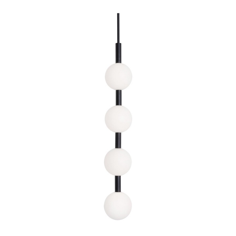 AFX BRQP42LAJUD Baroque 4-lt 6" LED Pendant - Black