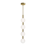AFX BRQP42LAJUD Baroque 4-lt 6" LED Pendant - Light Antique Brass