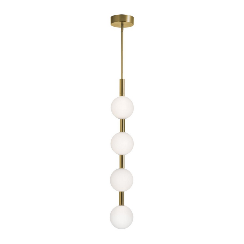 AFX BRQP42LAJUD Baroque 4-lt 6" LED Pendant - Light Antique Brass