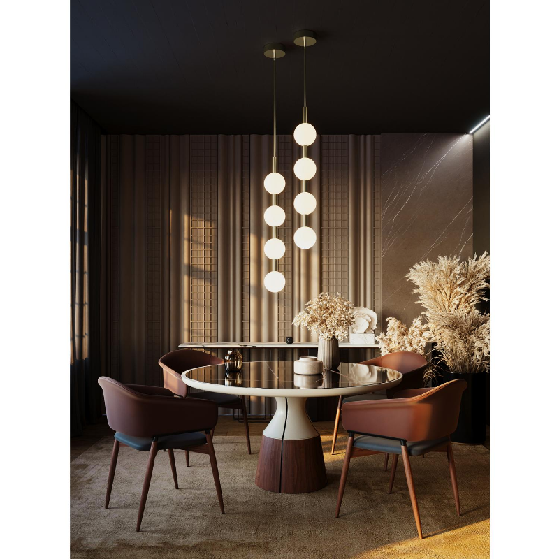 AFX BRQP42LAJUD Baroque 4-lt 6" LED Pendant