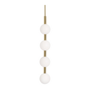AFX BRQP42LAJUD Baroque 4-lt 6" LED Pendant - Light Antique Brass