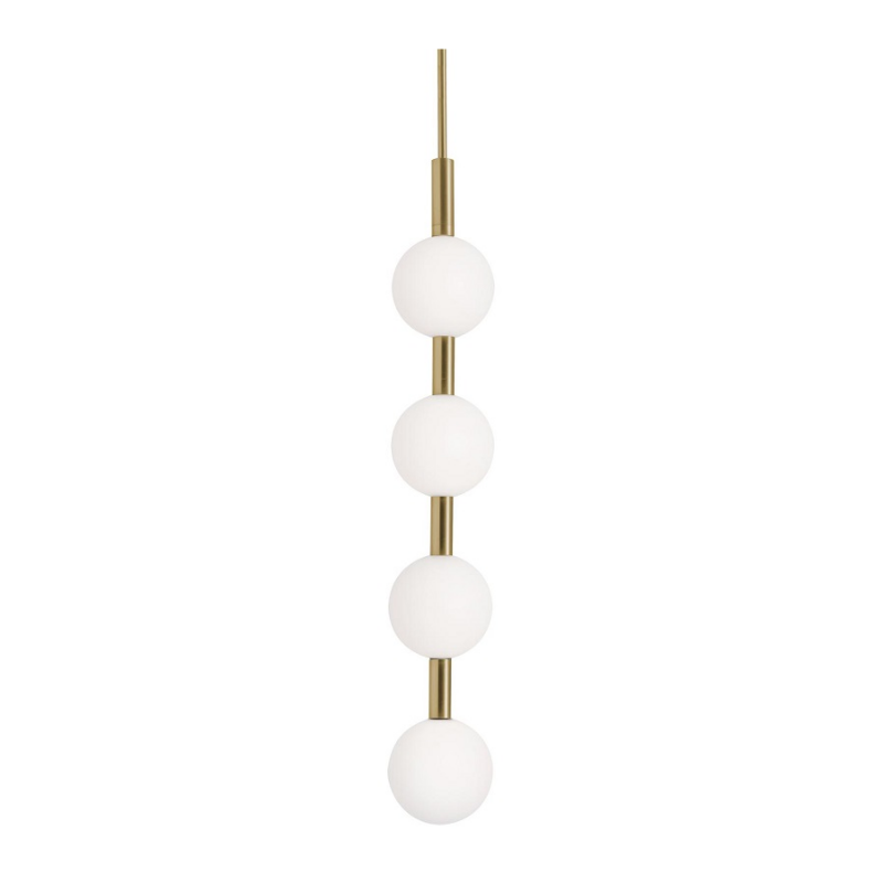 AFX BRQP42LAJUD Baroque 4-lt 6" LED Pendant - Light Antique Brass