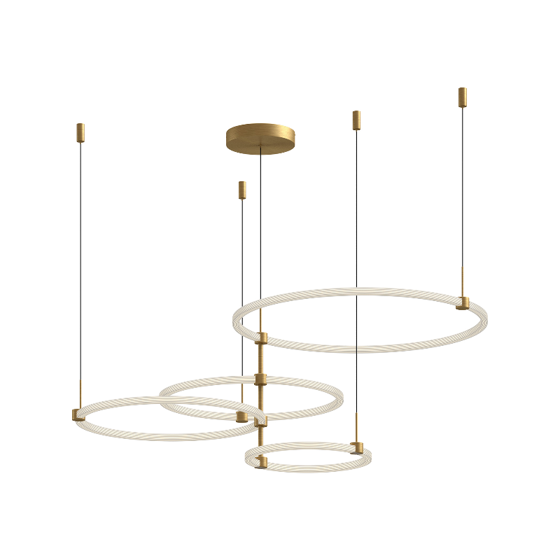 Kuzco CH24755 Bruni 4-lt 55" LED Chandelier