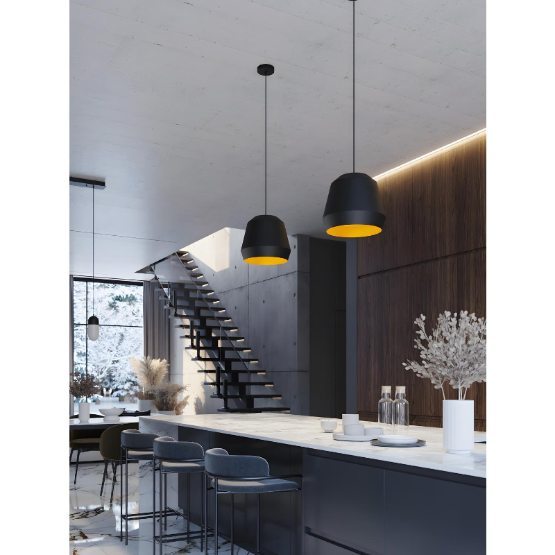 AFX BRXP10MB Bronx 1-lt 10" Pendant