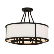 Crystorama BRY-8004-CEILING Bryant 4-lt 18" Semi Flush Mount