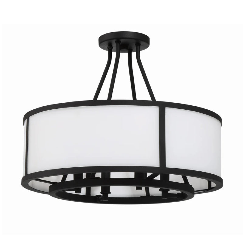 Crystorama BRY-8004-CEILING Bryant 4-lt 18" Semi Flush Mount