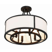 Crystorama BRY-8004-CEILING Bryant 4-lt 18" Semi Flush Mount
