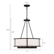 Crystorama BRY-8008 Bryant 8-lt 32" Chandelier
