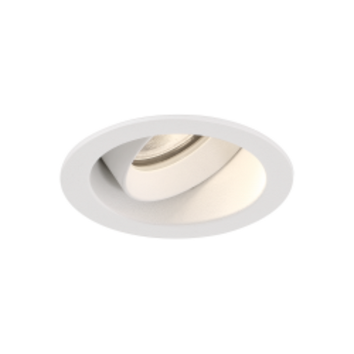 Eurofase BTGO-1R-T Baby Tango 1 Light 10W Round LED Flat Gimbal Trim, Frosted Lens - White