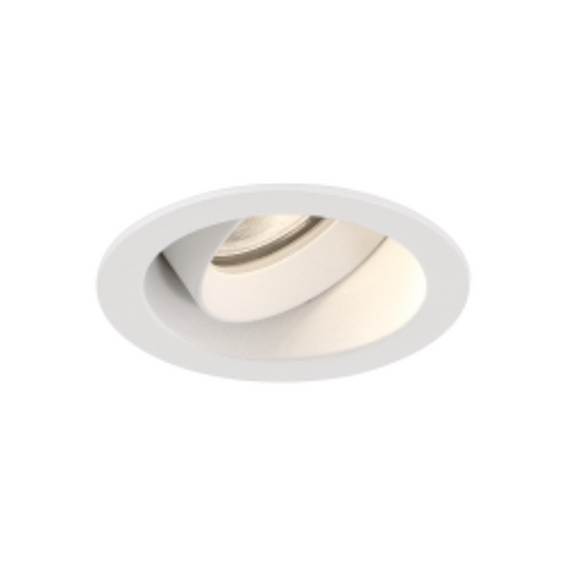 Eurofase BTGO-1R-T Baby Tango 1 Light 10W Round LED Flat Gimbal Trim, Clear Lens - White