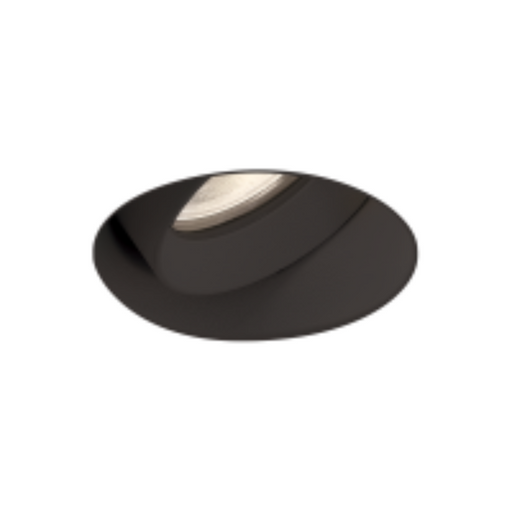 Eurofase BTGO-1R-TL Baby Tango 1 Light 10W Round LED Trimless Flat Gimbal, Frosted Lens - Black