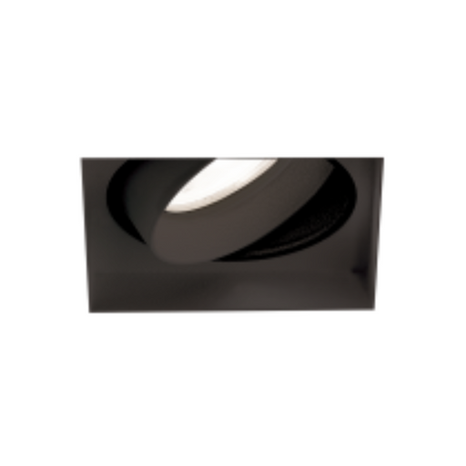 Eurofase BTGO-1S-TL Baby Tango 1 Light 10W Square LED Trimless Flat Gimbal, Solite Lens - Black