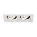 Eurofase BTGO-2-T Baby Tango 2 Light 20W LED Flat Gimbal Trim, Frosted Lens - White