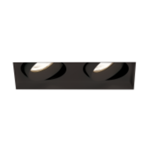 Eurofase BTGO-2-TL Baby Tango 2 Light 20W LED Trimless Flat Gimbal, Honeycomb Louvre - Black