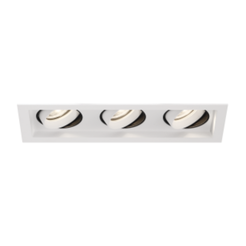 Eurofase BTGO-3-T Baby Tango 3 Light 15W LED Flat Gimbal Trim, Frosted Lens - White