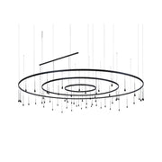 Bover Skybell Circle S/62L/42 197" LED Pendant, Up and Down Light