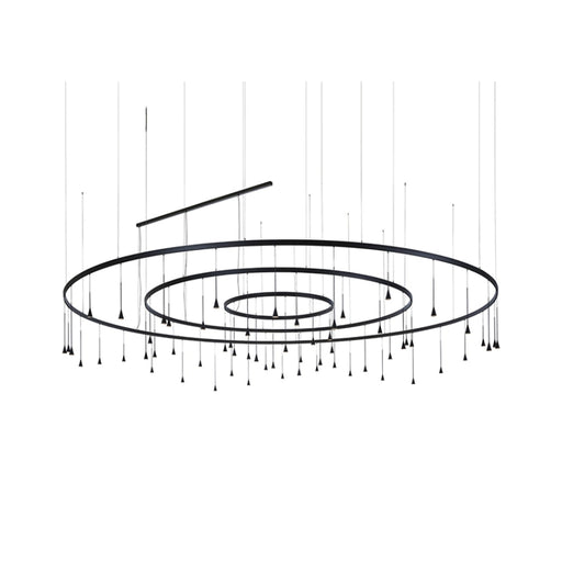 Bover Skybell Circle S/62L/42 197" LED Pendant, Up and Down Light