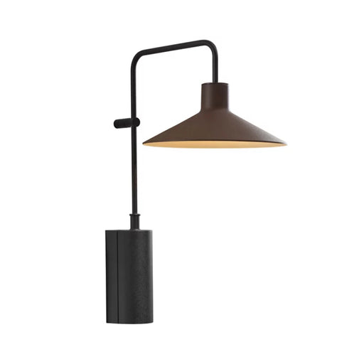 Bover Platet A/01 1-lt 16" Tall LED Outdoor Wall Sconce-Brown