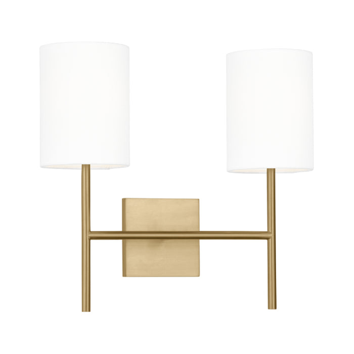 Visual Comfort BW1012 Key 2-lt 16" Medium Wall Sconce - Burnished Brass