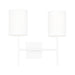 Visual Comfort BW1012 Key 2-lt 16" Medium Wall Sconce - Matte White