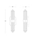 Schonbek Beyond BWS40516 Silo 16" Tall LED Wall Sconce, 4CCT Selectable