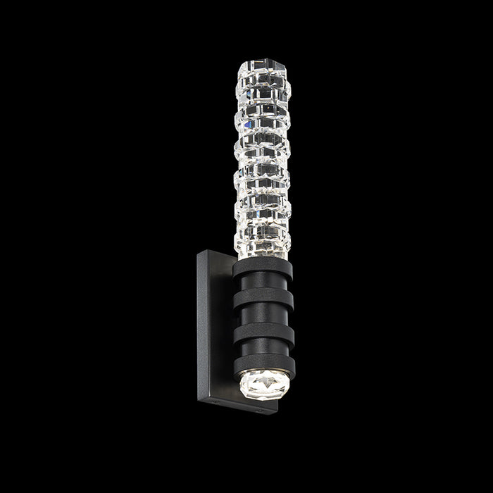 Schonbek Beyond BWS60518 Kemberly 18" Tall LED Wall Sconce, 4CCT Selectable - Black