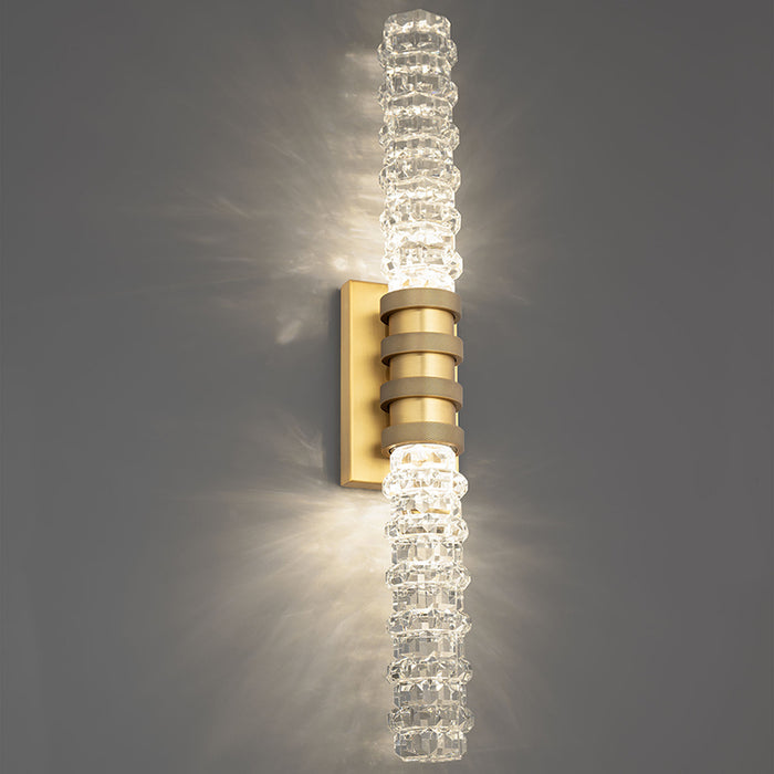 Schonbek Beyond BWS60528 Kemberly 28" LED Wall Sconce, 4CCT Selectable