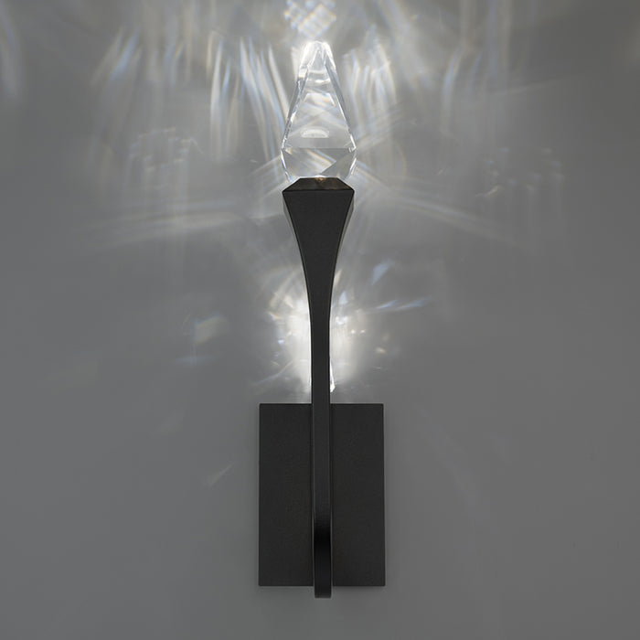 Schonbek Beyond BWSW25523 Plumeria 1-lt 23" Tall LED Wall Sconce, 4CCT Selectable