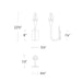 Schonbek Beyond BWSW25523 Plumeria 1-lt 23" Tall LED Wall Sconce, 4CCT Selectable