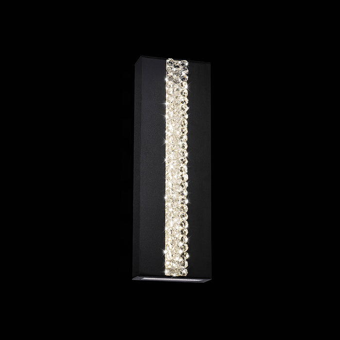 Schonbek Beyond BWSW49318 Cascade 18" Tall LED Outdoor Wall Light