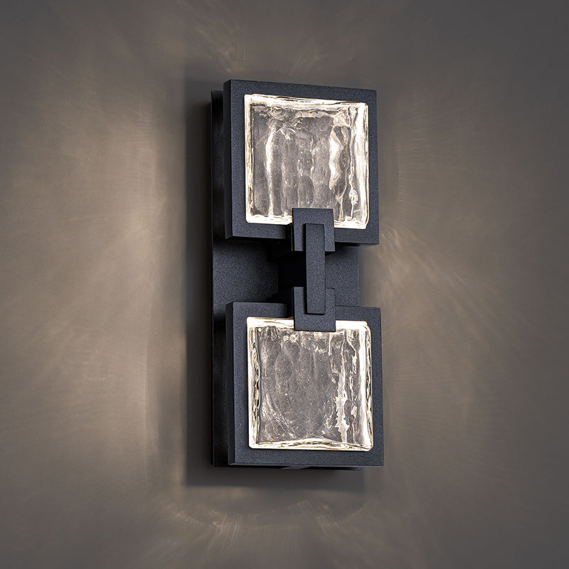Schonbek Beyond BWSW50512 Pop Star 12" Tall LED Outdoor Wall Light, 4CCT Selectable