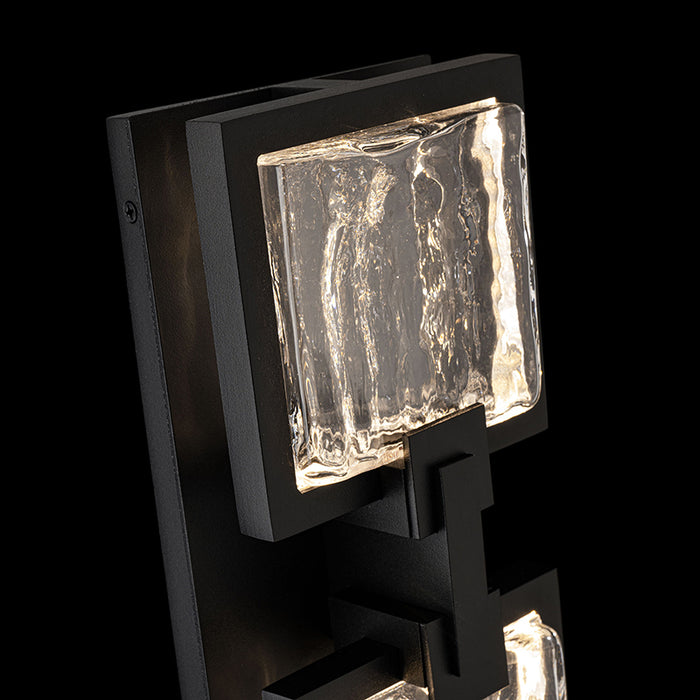 Schonbek Beyond BWSW50512 Pop Star 12" Tall LED Outdoor Wall Light, 4CCT Selectable