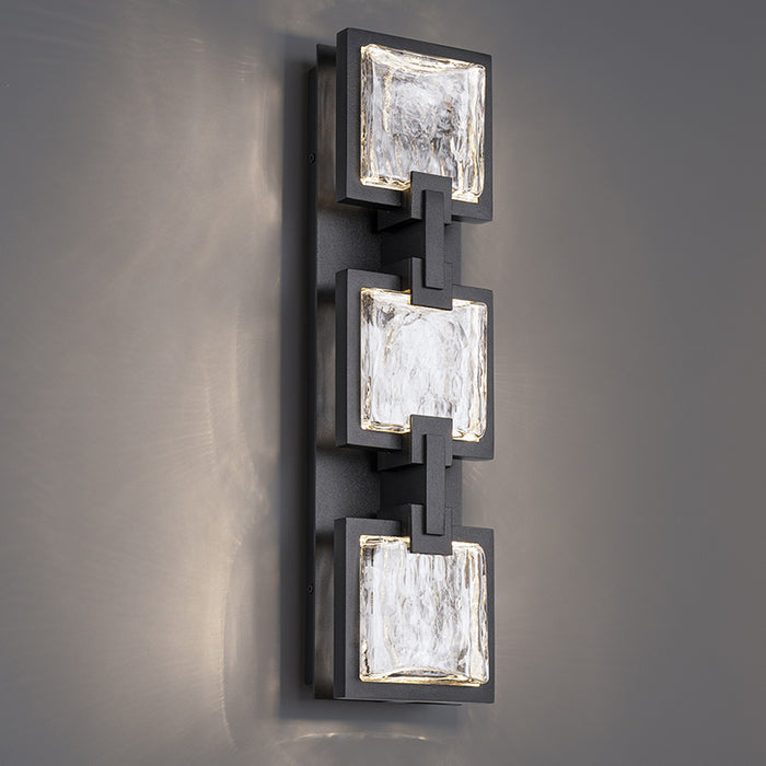 Schonbek Beyond BWSW50519 Pop Star 19" Tall LED Outdoor Wall Light, 4CCT Selectable