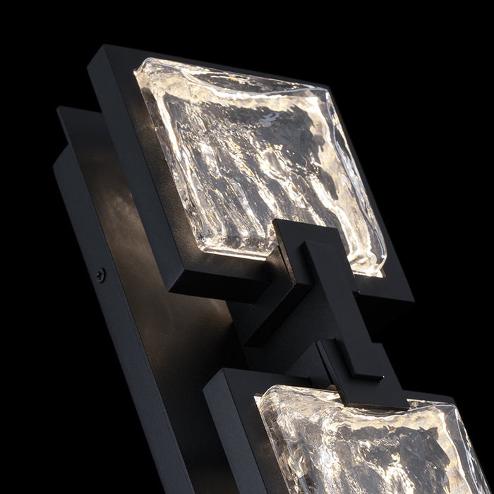 Schonbek Beyond BWSW50519 Pop Star 19" Tall LED Outdoor Wall Light, 4CCT Selectable