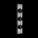 Schonbek Beyond BWSW50526 Pop Star 26" Tall LED Outdoor Wall Light, 4CCT Selectable