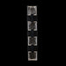Schonbek Beyond BWSW50526 Pop Star 26" Tall LED Outdoor Wall Light, 4CCT Selectable