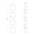 Schonbek Beyond BWSW50526 Pop Star 26" Tall LED Outdoor Wall Light, 4CCT Selectable