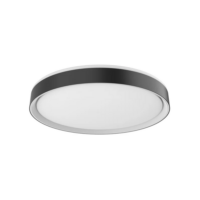 Kuzco FM43920-5CCT Essex 1-lt 20" LED Flush Mount, 5CCT Selectable - Black/White