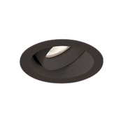 Eurofase BTGO-1R-T Baby Tango 1 Light 10W Round LED Flat Gimbal Trim, Frosted Lens - Black