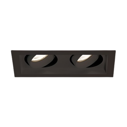 Eurofase BTGO-2-T Baby Tango 2 Light 10W LED Flat Gimbal Trim, Honeycomb Louvre - Black