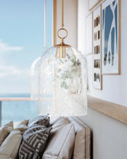 Hudson Valley 7514 Belleville 1-lt 14" Pendant-Aged Brass