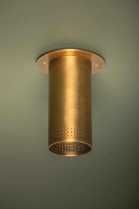 Troy C1505 Berg 1-lt 5" Flush Mount - Patina Brass