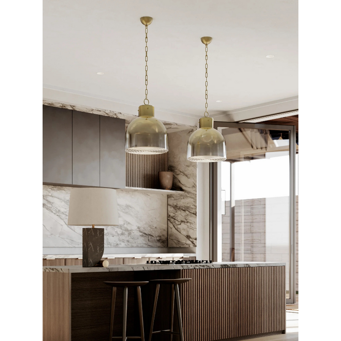 Troy F2116 Beryl 1-lt 16" Pendant