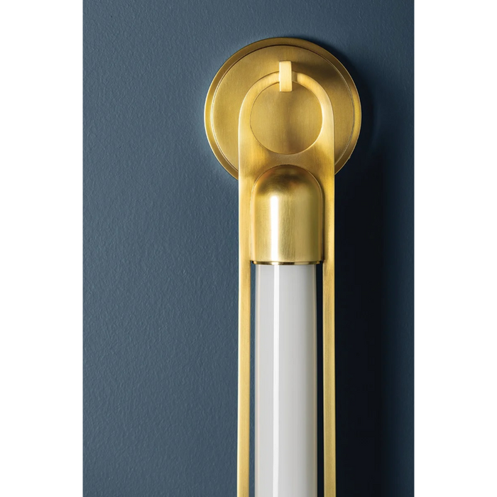 Hudson Valley 2617 Bethlehem 1-lt 17" Tall Wall Sconce - Aged Brass